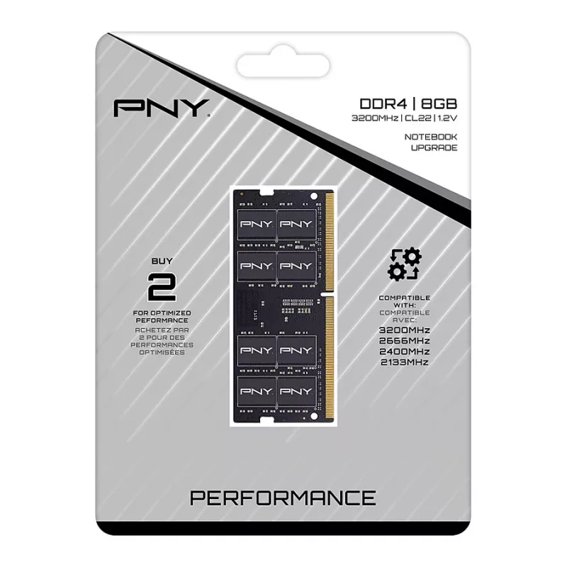 PNY Performance - DDR4 - moduuli - 8 GB - SO DIMM 260-PIN