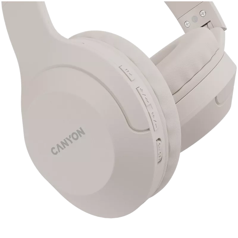Canyon BTHS-3 Bluetooth -kuulokemikrofoni On-Ear/stereo/BT5.1 beige retail (CNS-CBTHS3BE)