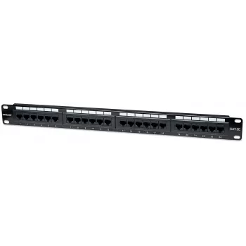 Intellinet patch-paneeli, Cat5e, UTP, 24-porttinen, 1HE, musta, IEEE 802.3, IEEE 802.3ab, IEEE 802.3u, 10/100/1000Base-T(X), Gigabit Ethernet, RJ-45, kulta, Cat5e