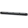 Intellinet patch-paneeli, Cat5e, UTP, 24-porttinen, 1HE, musta, IEEE 802.3, IEEE 802.3ab, IEEE 802.3u, 10/100/1000Base-T(X), Gigabit Ethernet, RJ-45, kulta, Cat5e