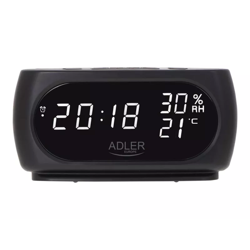 Adler AD 1186 herätyskello digitaalinen herätyskello musta