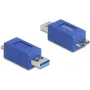 DeLOCK 67214 kaapeliadapteri USB Type-A – USB Micro-B sininen