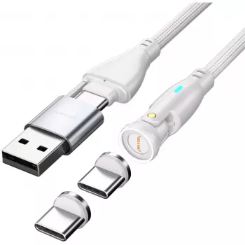 USB-kaapeli 4smarts 541236 USB 2.0 1,8 m USB-C valkoinen