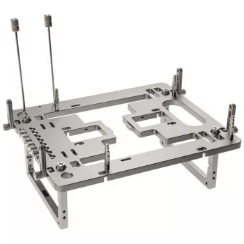 Streacom Benchtable BC1 Mini V2 Titan — kompakti testipenkki ATX-yhteensopivuudella