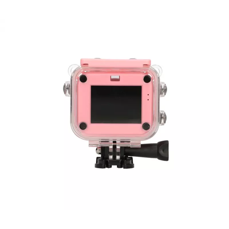 Digitaalinen lasten urheilukamera Extralink H18 pinkki – IP68, 1080p, 2 tuuman näyttö