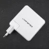 Qoltec GaN-laturi FAST 108W | 5-20V | 3-4.7A | USB C | valkoinen