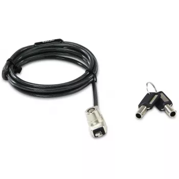 DICOTA BASE XX Laptop Lock Wedge kaapelilukko antrasiitti 1,5 m