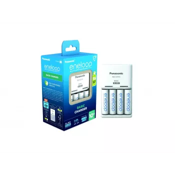 Akkulaturi PANASONIC Eneloop Basic BQ-CC51 + 4x AA 2000 mAh (K-KJ51MCD40E)