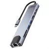 MEDIA-TECH USB-KESKITIN 8 IN 1 GIGA LAN HUB MT5046