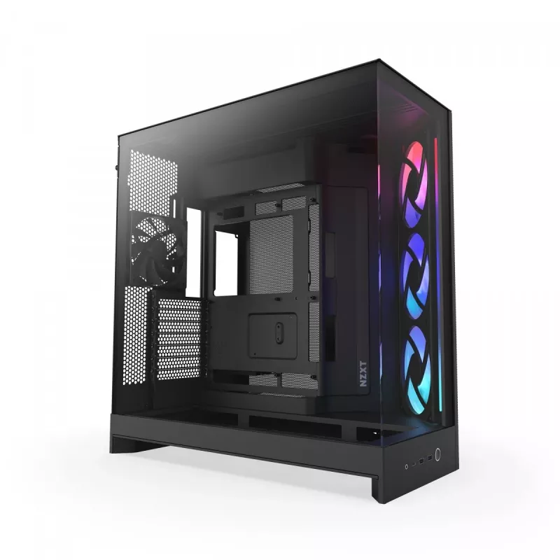 PC-kotelo NZXT H9 Flow RGB Midi Tower musta