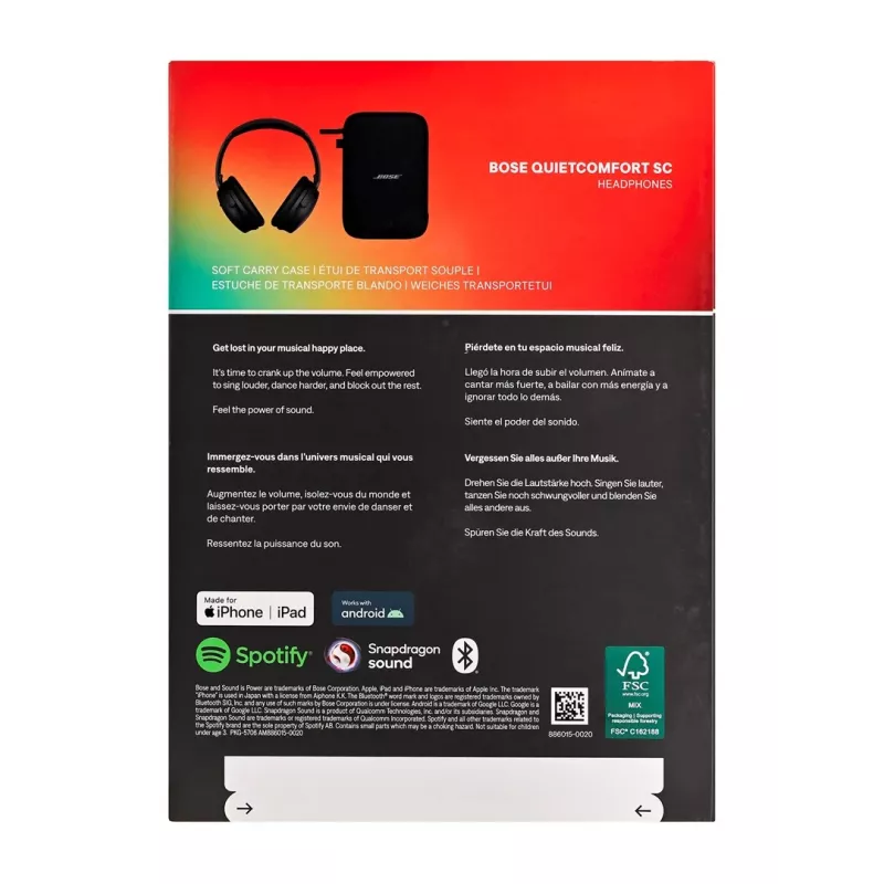 Bose QuietComfort SC – kuulokkeet melunvaimennusteknologialla