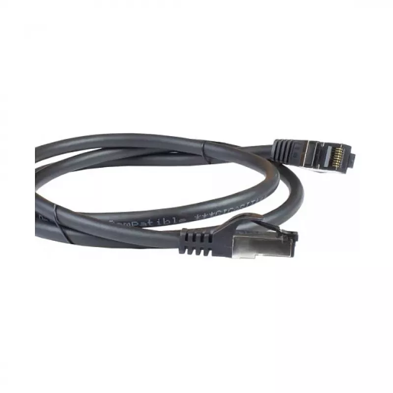 Good Connections Cat.6A patchkaapeli PUR S/FTP HF musta 1m