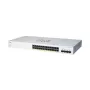 Hallittava L2 Gigabit PoE -kytkin Cisco CBS220-24FP-4G — 24x Gigabit RJ-45, PoE, 56 Gbit/s, MAC 8192, räkkiasennus