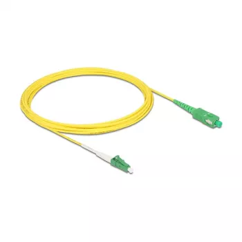 DeLOCK 83865 InfiniBand-kuituoptinen kaapeli 5 m LC SC OS2 keltainen