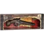 Metallinen merirosvopistooli lelu Pulio malli 15541/0 realistisella muotoilulla