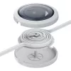 Pikalatauskaapeli 3in1 Baseus Free2Draw USB-C - USB-C/Lightning/Micro 100W, 1,1m (valkoinen)
