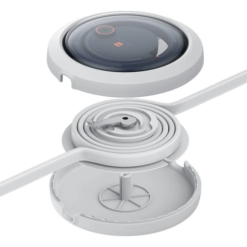 Pikalatauskaapeli 3in1 Baseus Free2Draw USB-C - USB-C/Lightning/Micro 100W, 1,1m (valkoinen)