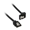 Corsair CC-8900278 Premium SATA-kaapeli punotulla suojalla, kulmallinen, 30 cm, musta, 2 kpl:n pakkaus