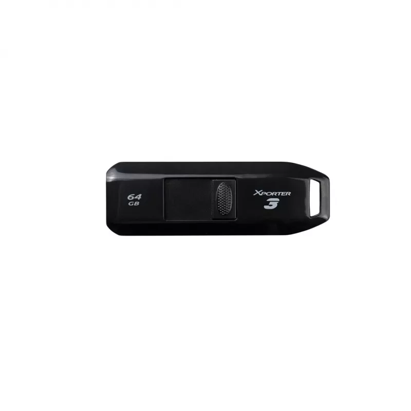 USB-muistitikku PATRIOT Xporter 64 GB USB Type-A 3.2 Gen 1 (liuku, musta, 80 MB/s)