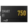 Virtalähde AEROCOOL Smart G1 750W, 80 PLUS Gold, ATX 3.1, PCIe 5.1, musta
