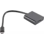 Videokaapeliadapteri S/CONN 14-05001 0,2 m USB Type-C – HDMI Type-A musta