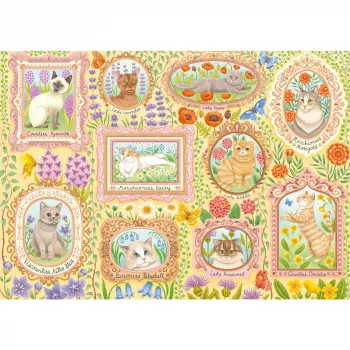 Palapeli schmidt spiele Noble Cats in Blossom, 1000 palaa, malli 59792