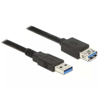 USB-kaapeli DeLOCK 85055 USB 3.2 Gen 1 1,5 m musta