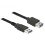 USB-kaapeli DeLOCK 85055 USB 3.2 Gen 1 1,5 m musta
