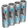 AA-paristo Ansmann 2500mAh maxE plus nikkelimetallihydridi NiMH