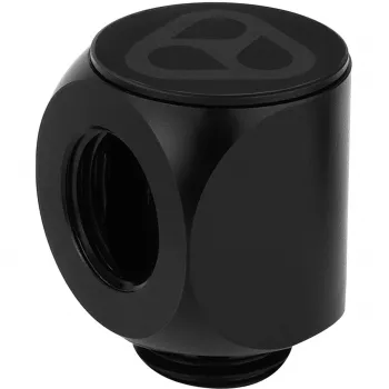 Thermal Grizzly DeltaMate Rotary 90° – nesteliitäntä, musta, 1 kpl (TG-DM-FIT-0003)