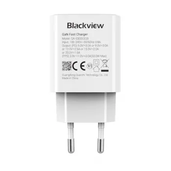 Laturi BLACKVIEW CHAR-33W/BV USB-C 33W pikalataus, musta
