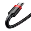 Micro-USB-kaapeli Baseus Cafule 1,5A 2 m (punainen ja musta)