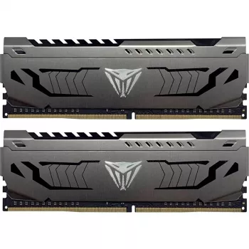 DIMM 16 GB DDR4-3600 (2x 8 GB) Dual-Kit, muisti harmaa, PVS416G360C7K, Viper Steel, INTEL XMP