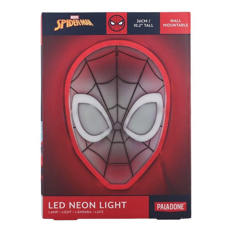 Paladone Spiderman seinälle asennettava LED-neonvalo