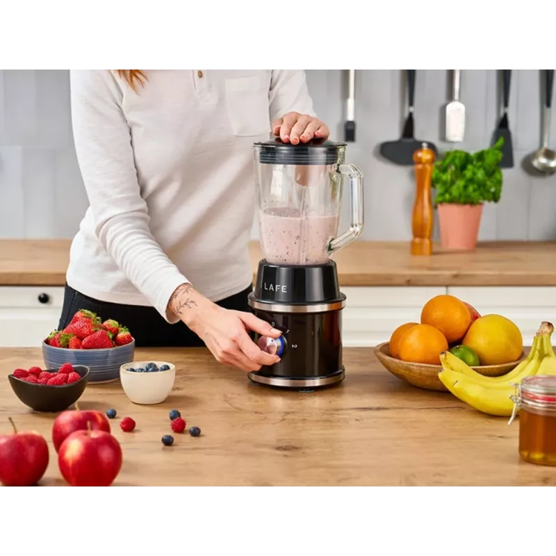 LAFE pöytätehosekoitin TITANIUMPOWER 1300 W 1,5 L musta