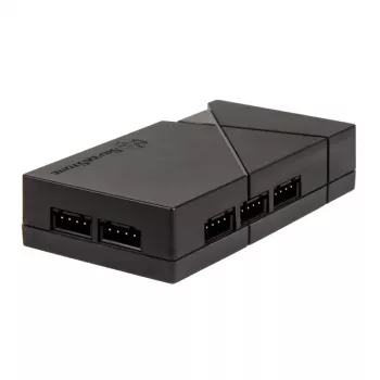 SilverStone SST-LSB01 RGB LED -keskitin ja 2 LED-nauhaa, musta