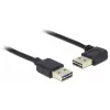 USB-kaapeli DeLOCK 5 m USB 2.0 A uros/uros 90°