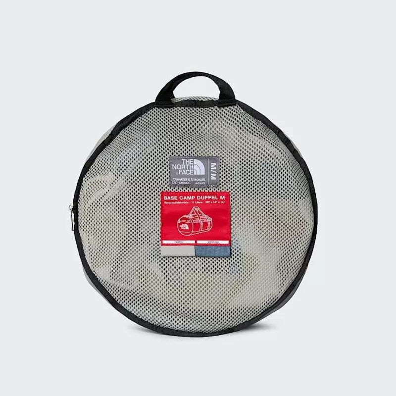 Matkalaukku The North Face Base Camp Duffel M - stone slab/granite harmaa