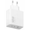 Verkkolaite Xiaomi 90W HyperCharge 3-Port EU — 90W USB-laturi kolmella lähtöportilla (EU-pistoke)