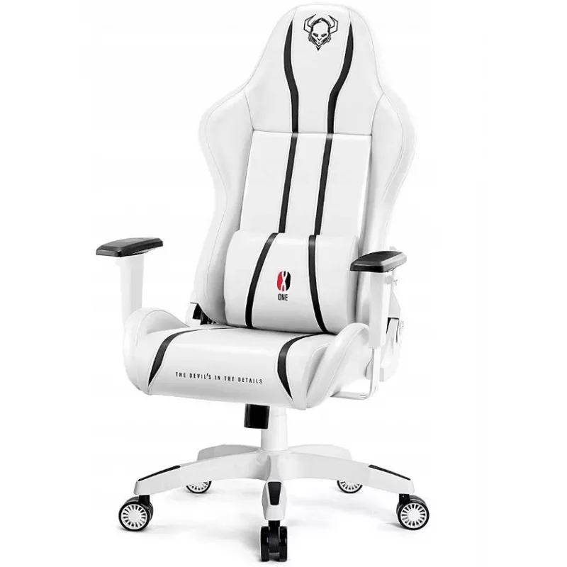 Diablo X-ONE 2.0 tavallinen pelituoli valkoinen ja musta
