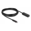 USB-kaapeli DeLOCK 80028 5 m USB-C musta