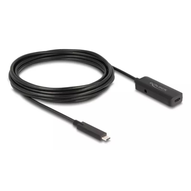 USB-kaapeli DeLOCK 80028 5 m USB-C musta