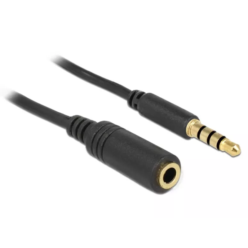 Audiokaapeli DeLOCK 84668 3 m 3,5 mm musta