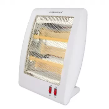 Kvartsi-sähkölämmitin ESPERANZA EHH010 400W/800W, valkoinen, 1,2 m kaapeli, painikkeet, säädettävä termostaatti