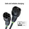 Latauskaapeli Green Cell EVKABGC03 — Type 2, 5 m, 11 kW, sähköautoille