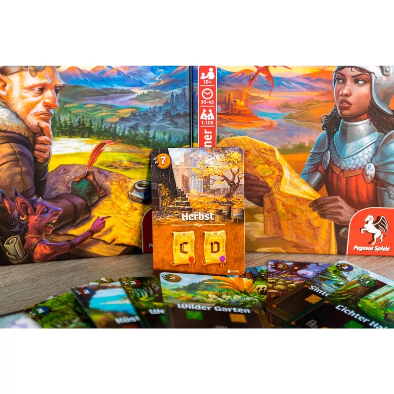 Pegasus Spiele Die Kartographin lautapeli