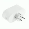Tellur WiFi AC kaksoispistorasia, energiankulutuksen mittaus, 16A, 2400W