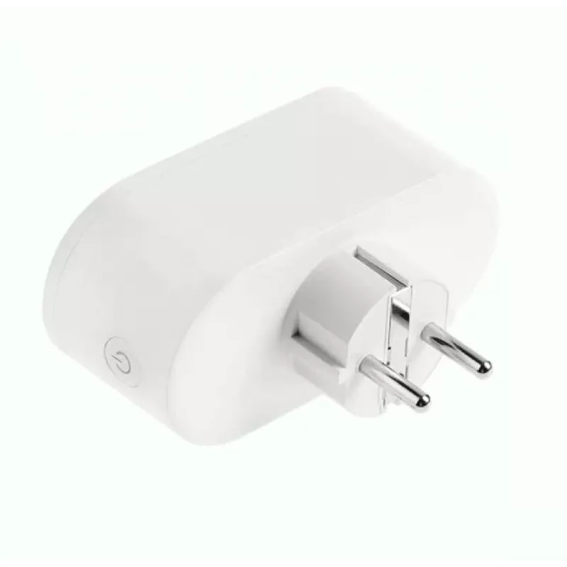 Tellur WiFi AC kaksoispistorasia, energiankulutuksen mittaus, 16A, 2400W