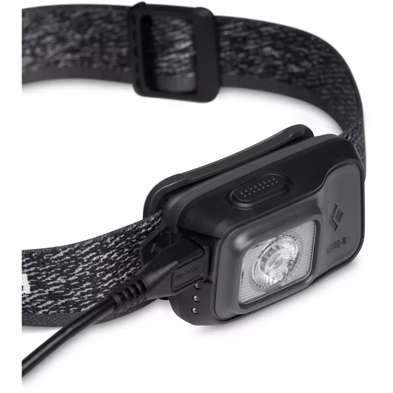 Black Diamond Astro 300-R Graphit otsalamppu
