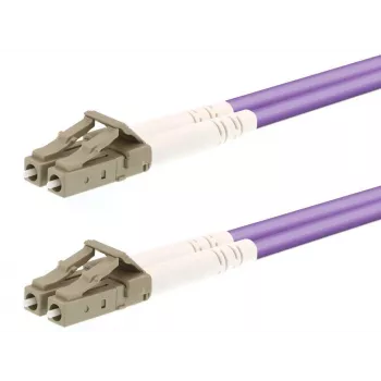 Kuitukaapeli LOGON AL5LCLC20I/4I — OM4 50 µm, LC - LC, 20 m, täysduplex, turkoosi